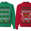 Spreading Christmas Cheer Sweater Girlfriend Boyfriend Gift His and Hers Matching Ugly Christmas Couple Crewneck Sweatshirt