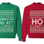 Where's My Ho At? Ho Sweater Girlfriend Boyfriend Gift His and Hers Matching Ugly Christmas Couple Crewneck Sweatshirt