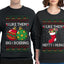 I Like Them Big and Bobbing, Hefty and Hung Sweater Girlfriend Boyfriend Gift His and Hers Matching Ugly Christmas Couple Crewneck Sweatshirt