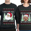 Deliver All Night Long So Good He Came Twice Sweater Girlfriend Boyfriend Gift His and Hers Matching Ugly Christmas Couple Crewneck Sweatshirt