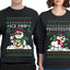 Frostitute Ice Pimp Snowmen Sweater Girlfriend Boyfriend Gift His and Hers Matching Ugly Christmas Couple Crewneck Sweatshirt