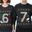 6 7 Meme Sweater Girlfriend Boyfriend Gift His and Hers Matching Ugly Christmas Couple Crewneck Sweatshirt