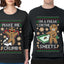 Freak On The Sheets Make Me Crumb Sweater Girlfriend Boyfriend Gift His and Hers Matching Ugly Christmas Couple Crewneck Sweatshirt