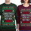 First Christmas With My Hot New Husband, New Wife, Classic Just Married Winter Holiday Newlywed Fiancee Marriage Wedding Girlfriend Boyfriend Gift His and Hers Matching Ugly Christmas Couples Sweater Crewneck Sweatshirt