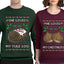 Love My Chestnuts Love My Yule Log Sweater Girlfriend Boyfriend Gift His and Hers Matching Ugly Christmas Couple Crewneck Sweatshirt