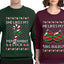 She Likes My Peppermint Stick, He Likes My Big Bulbs Sweater Girlfriend Boyfriend Gift His and Hers Matching Ugly Christmas Couple Crewneck Sweatshirt