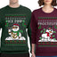 Frostitute Ice Pimp Snowmen Sweater Girlfriend Boyfriend Gift His and Hers Matching Ugly Christmas Couple Crewneck Sweatshirt
