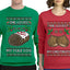Love My Chestnuts Love My Yule Log Sweater Girlfriend Boyfriend Gift His and Hers Matching Ugly Christmas Couple Crewneck Sweatshirt