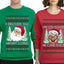 Deliver All Night Long So Good He Came Twice Sweater Girlfriend Boyfriend Gift His and Hers Matching Ugly Christmas Couple Crewneck Sweatshirt
