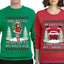 Come Down My Chimney Hold My Package Sweater Girlfriend Boyfriend Gift His and Hers Matching Ugly Christmas Couple Crewneck Sweatshirt