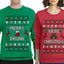 Merry Drunk We're Christmas Sweater Girlfriend Boyfriend Gift His and Hers Matching Ugly Christmas Couple Crewneck Sweatshirt
