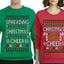 Spreading Christmas Cheer Sweater Girlfriend Boyfriend Gift His and Hers Matching Ugly Christmas Couple Crewneck Sweatshirt