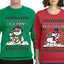 Frostitute Ice Pimp Snowmen Sweater Girlfriend Boyfriend Gift His and Hers Matching Ugly Christmas Couple Crewneck Sweatshirt