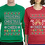 Spreading Christmas Cheer Sweater Girlfriend Boyfriend Gift His and Hers Matching Ugly Christmas Couple Crewneck Sweatshirt
