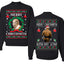 Merry Chrithmith Front and Back Unisex Ugly Christmas Sweater Crewneck Sweatshirt