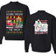 Dashing Through The Snow Classic 90s Holiday Movie Front and Back Unisex Ugly Christmas Sweater, Crewneck Sweatshirts
