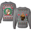 Merry Chrithmith Front and Back Unisex Ugly Christmas Sweater Crewneck Sweatshirt
