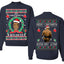 It's Chrithmith Bitcheth Lisp Front and Back Unisex Ugly Christmas Sweater Crewneck Sweatshirt