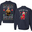 Lift Heavy Eat Ath Merry Chrithmith, Butt Viral Weightlifting Lifting Boxing Fight Meme, Funny Front and Back Unisex Ugly Christmas Sweater Crewneck Sweatshirt