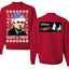 Santa Mike Michael Scott The Office Ugly Christmas Sweater Front and Back Unisex Ugly Christmas Sweater Crewneck Sweatshirt