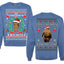 It's Chrithmith Bitcheth Lisp Front and Back Unisex Ugly Christmas Sweater Crewneck Sweatshirt