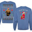 Ugly Ath Sweater Merry Chrithmith, Butt Viral Ugly Ass Boxing Fight, Funny Front and Back Unisex Ugly Christmas Sweater Crewneck Sweatshirt