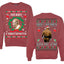 Merry Chrithmith Front and Back Unisex Ugly Christmas Sweater Crewneck Sweatshirt