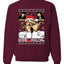 Home Malone Parody Ugly Christmas Sweater Unisex Crewneck Graphic Sweatshirt