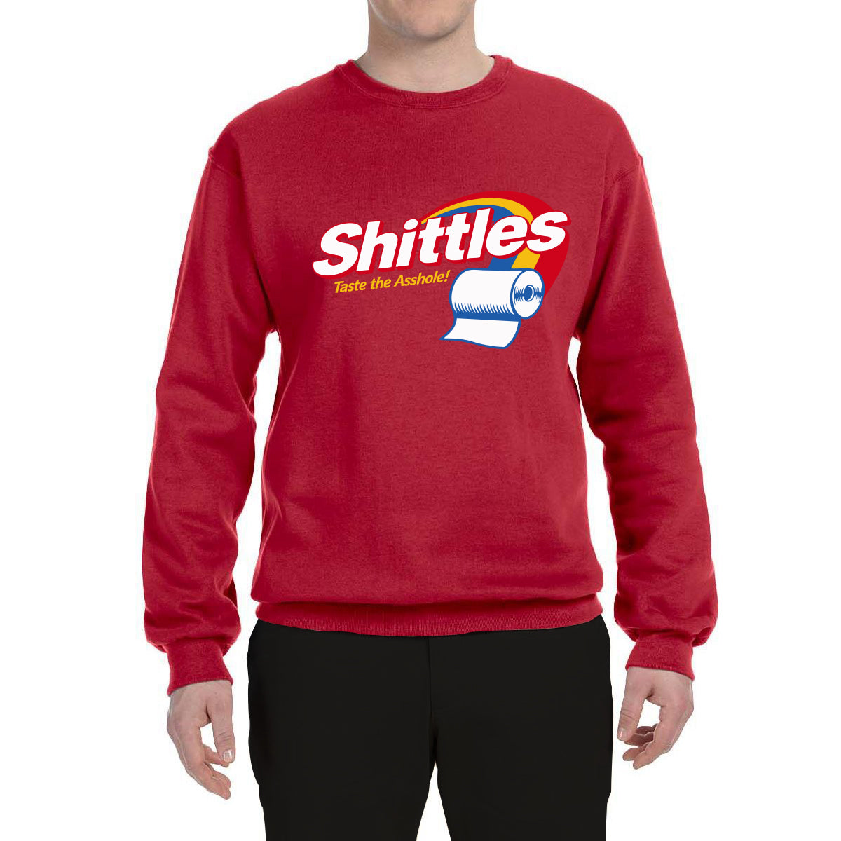 Shittles Parody Humor Unisex Crewneck Sweatshirt
