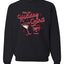 Full of Holiday Spirit, Martini Drink Holiday Design Unisex Christmas Sweater, Crewneck Sweatshirts
