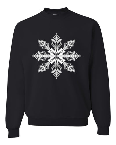 Snowflake, Pretty Holiday Christmas Design, Unisex Christmas Sweater, Crewneck Sweatshirts
