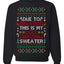 Due to Inflation This is My Ugly Christmas Sweater | Funny Ugly Christmas Sweater Crewneck Sweatshirt