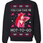You Can Take Me Hot to Go, Funny Midwest Princess Pop Star Ugly Christmas Sweater Crewneck Sweatshirt