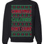 Christmas Calories Don't Count Funny Family Holidays Ugly Christmas Sweater Crewneck Sweatshirt