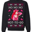 Ho Ho Ho Hot to Go, Viral Midwest Princess Song Dance Pop Star Concert Tour Merch Ugly Christmas Sweater Crewneck Sweatshirt