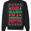 Die Hard is a Christmas Movie Classic McClane Nakatomi Ugly Christmas Sweater Crewneck Sweatshirt