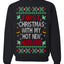 First Christmas With My Hot New Husband Classic Newlywed Ugly Christmas Sweater Crewneck Sweatshirt