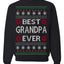 Best Grandpa Ever Classic Winter Holidays Ugly Christmas Sweater Crewneck Sweatshirt