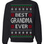 Best Grandma Ever Classic Winter Holidays Ugly Christmas Sweater Crewneck Sweatshirt