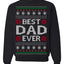 Best Dad Ever Classic Winter Holidays Ugly Christmas Sweater Crewneck Sweatshirt