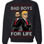 Bad Boys for Life Donald Trump JD Vance Funny 90s Movie Ugly Christmas Sweater Crewneck Sweatshirt