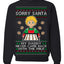 Sorry Santa Dad Never Came Back With Milk, Funny Viral Daddy Left Sad Kid Meme Funny Ugly Christmas Sweater Crewneck Sweatshirt