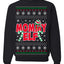 Mommy Elf Cute Holiday Winter Ugly Christmas Sweater Crewneck Sweatshirt