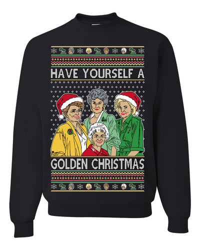 Have Yourself a Golden Christmas Classic TV Show Ugly Christmas Sweater