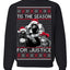 Tis the Season For Justice Harambe Peanut Fred Raccoon Ugly Christmas Sweater