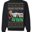 Tis the Season to Take Out the Garbage President Trump Ugly Christmas Sweater Crewneck Sweatshirt