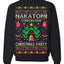 Nakatomi Corporation Christmas Party 1988 Plaza Logo, Classic Die Hard McClane 80s Xmas Movie Quote Ugly Christmas Sweater Crewneck Sweatshirt