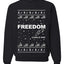 Freedom, Charlie Kirk Political Activist, Right Wing, Ugly Christmas Sweater, Crewneck Sweatshirts