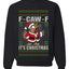 F-CAW-F IT'S CHRISTMAS, Ugly Christmas Unisex Sweater, Crewneck Sweatshirts
