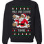 Milk And Cookie Time Christmas Sweater, Unisex Ugly Christmas Crewneck Sweatshirts